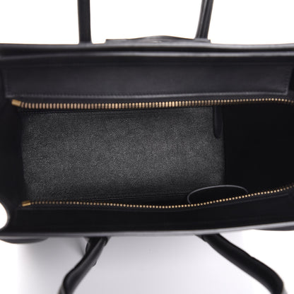 Celine Smooth Calfskin Micro Luggage Black 5 of 7