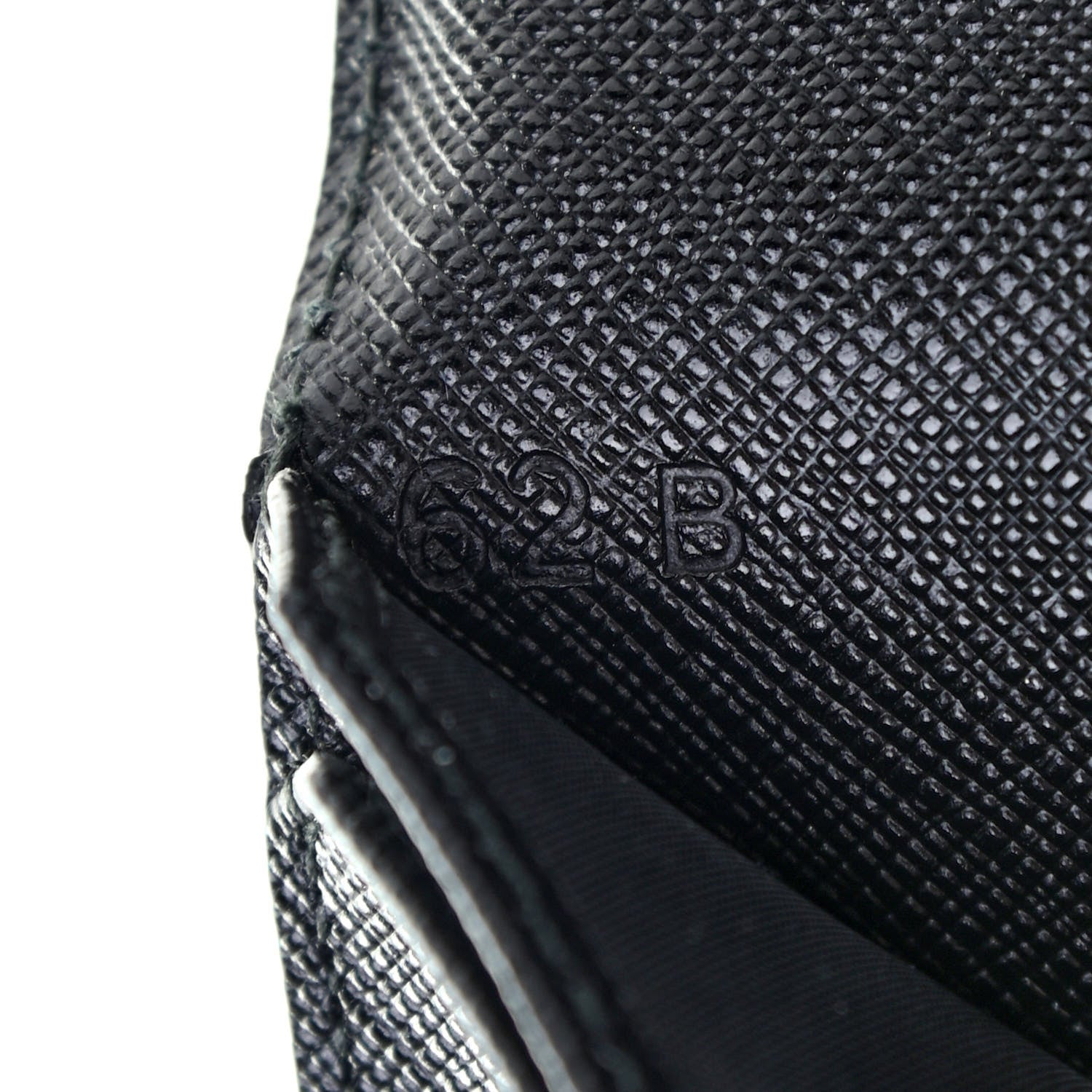 Prada Saffiano Metal Flap Wallet Black 8 of 8