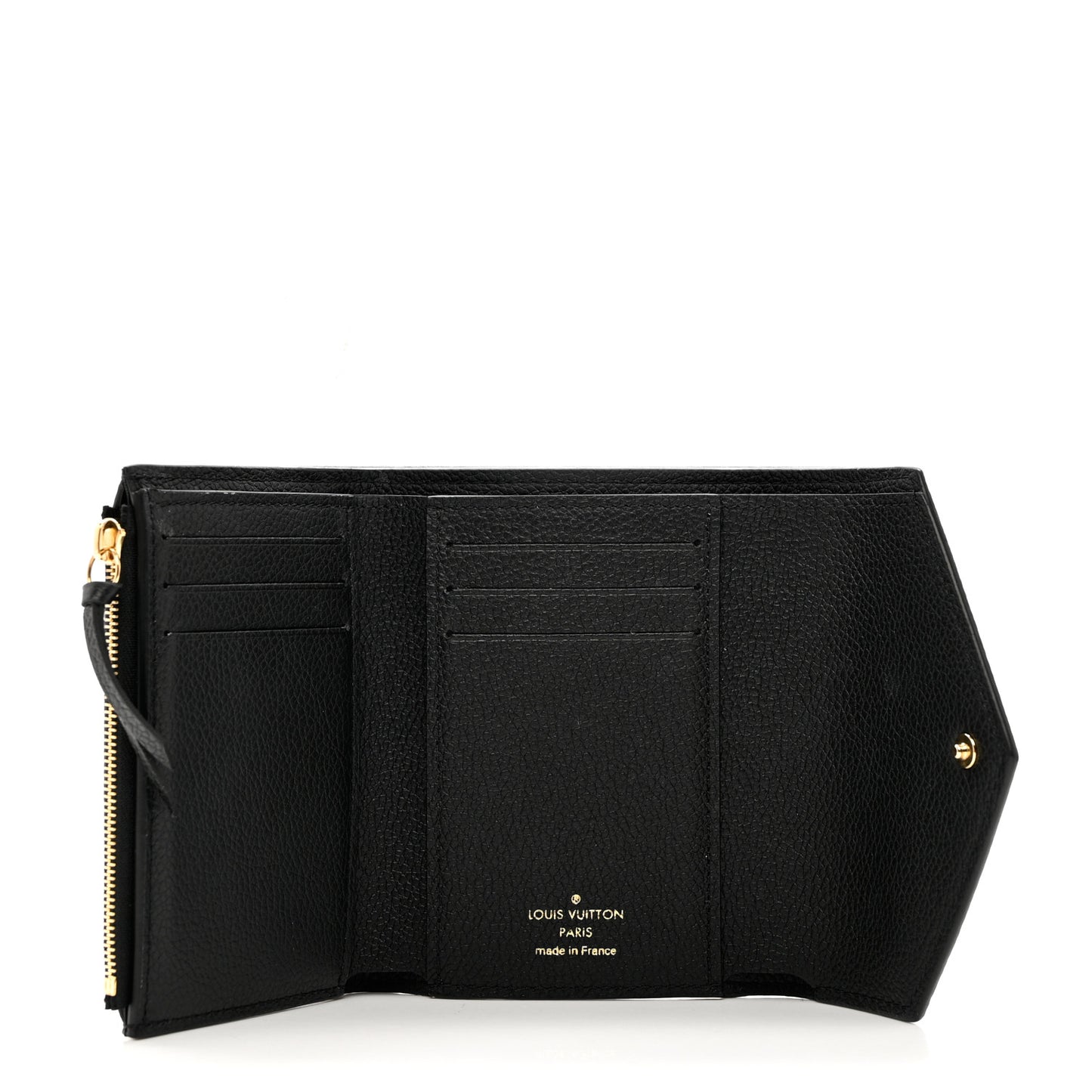 Empreinte Monogram Giant Victorine Wallet Black Beige