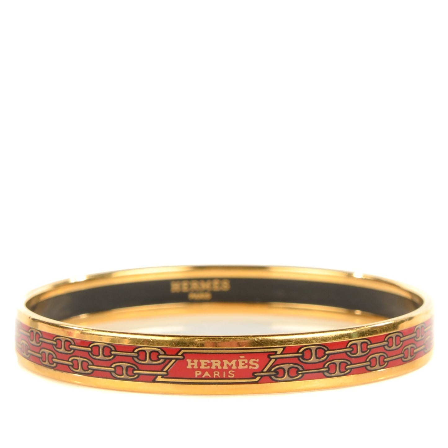 Enamel Printed Narrow Chaine d'Ancre Bracelet 65