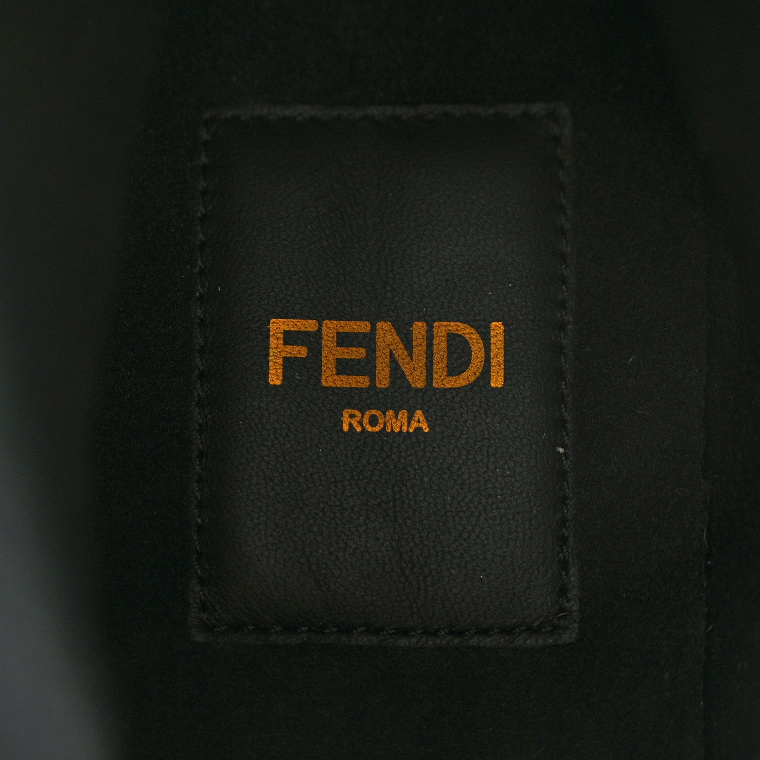 Fendi Nylon Baguette Domino 50mm Biker Boots 37 Mimosa Black 6 of 8