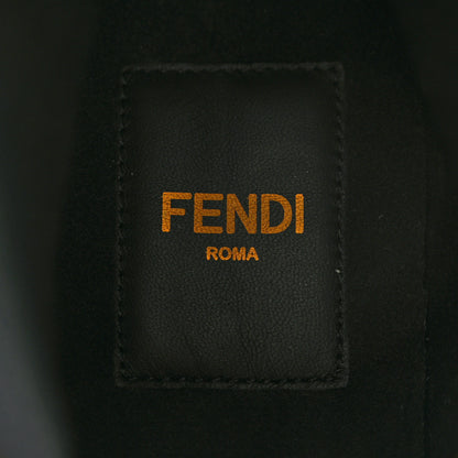 Fendi Nylon Baguette Domino 50mm Biker Boots 37 Mimosa Black 6 of 8