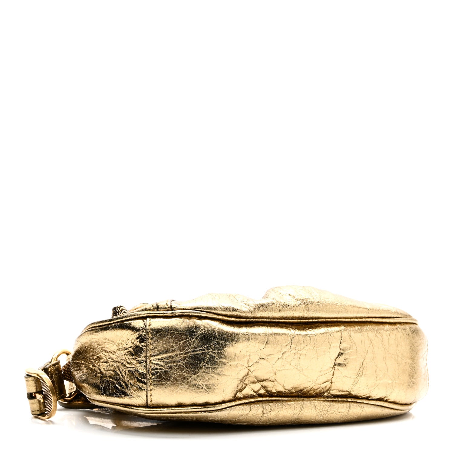 Balenciaga Metallic Agneau Arena Le Cagole Shoulder Bag XS Gold 5 of 11