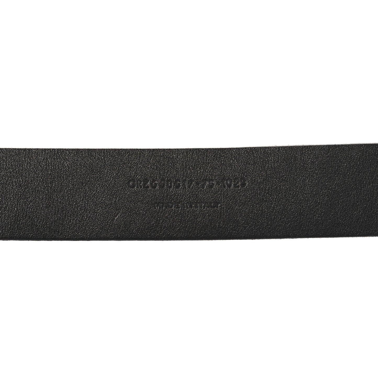 Calfskin Crocodile Embossed Square Buckle Belt 75 30 Black
