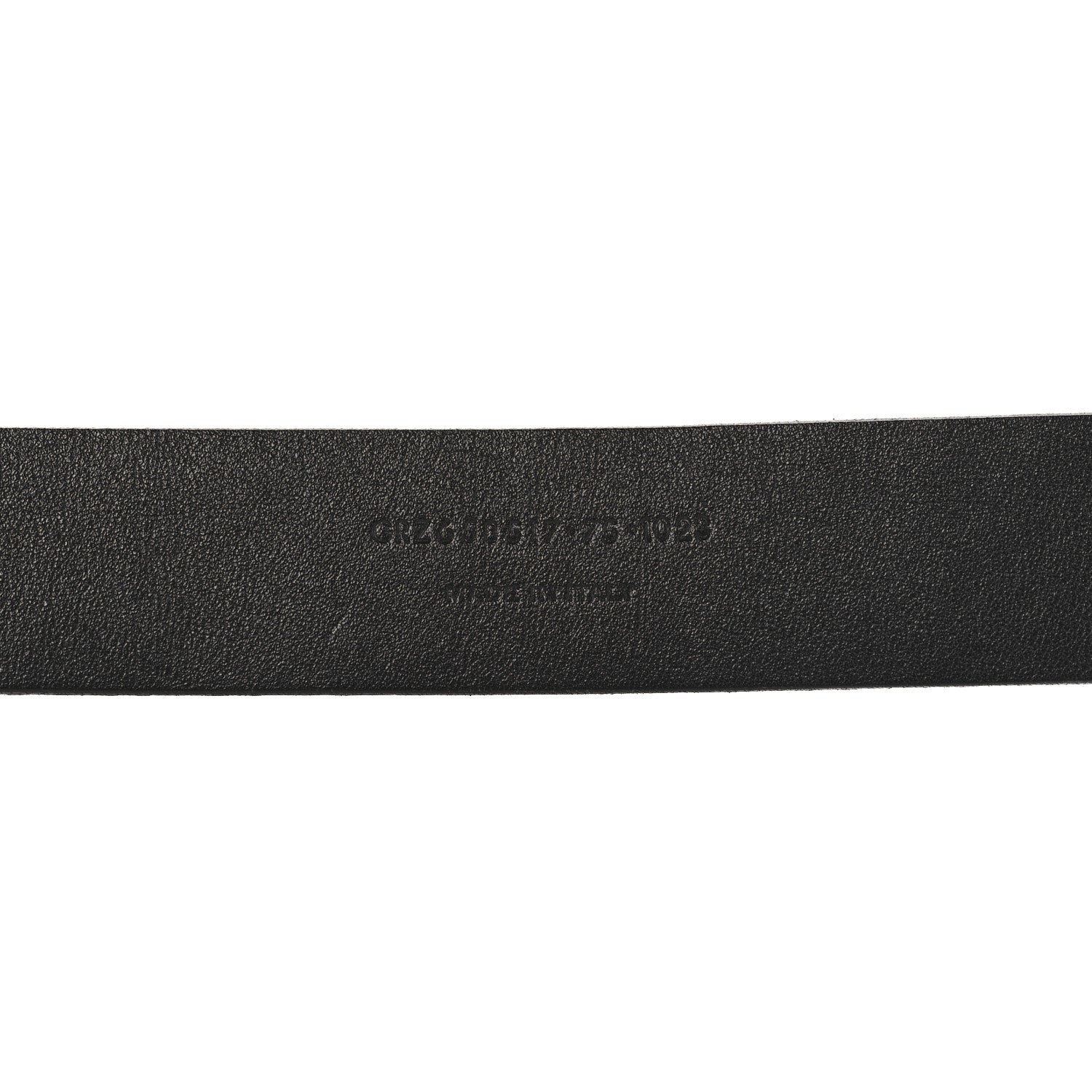 Saint Laurent Calfskin Crocodile Embossed Square Buckle Belt 75 30 Black 6 of 6