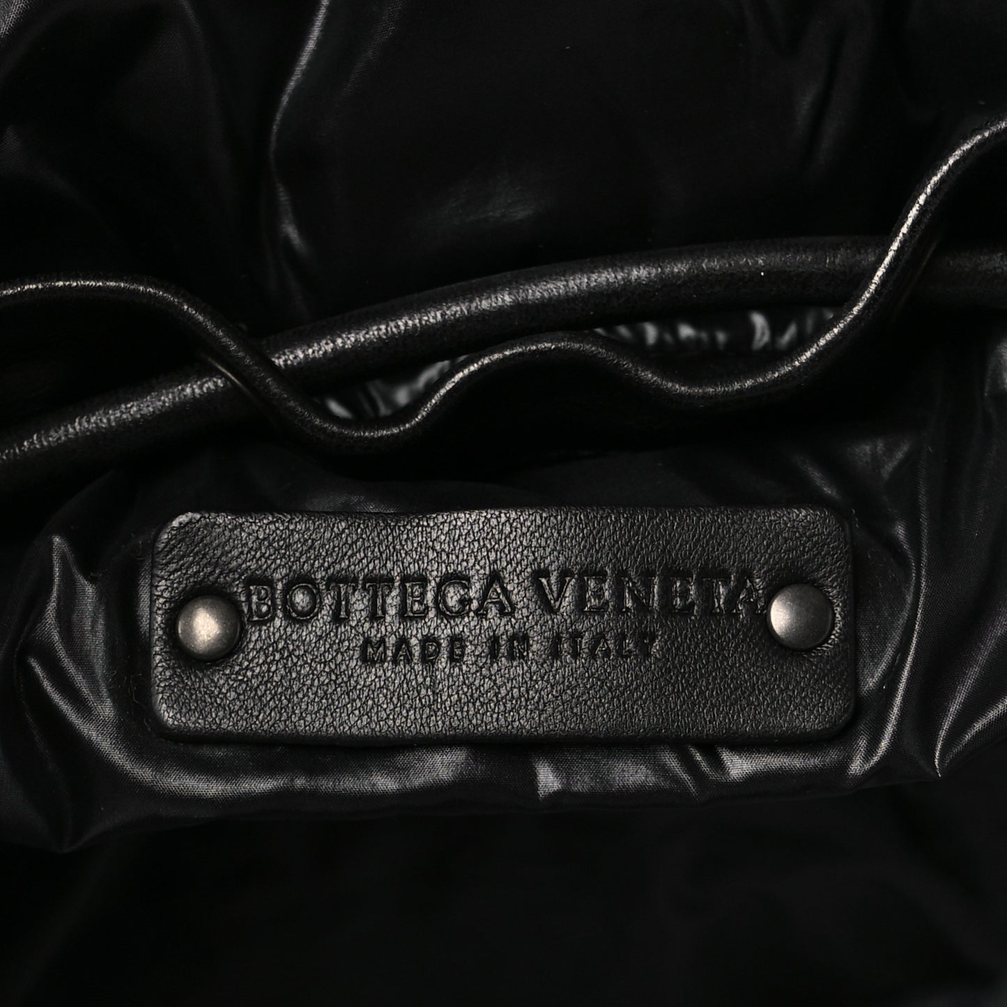 Nylon Calfskin Spinnaker Backpack Black