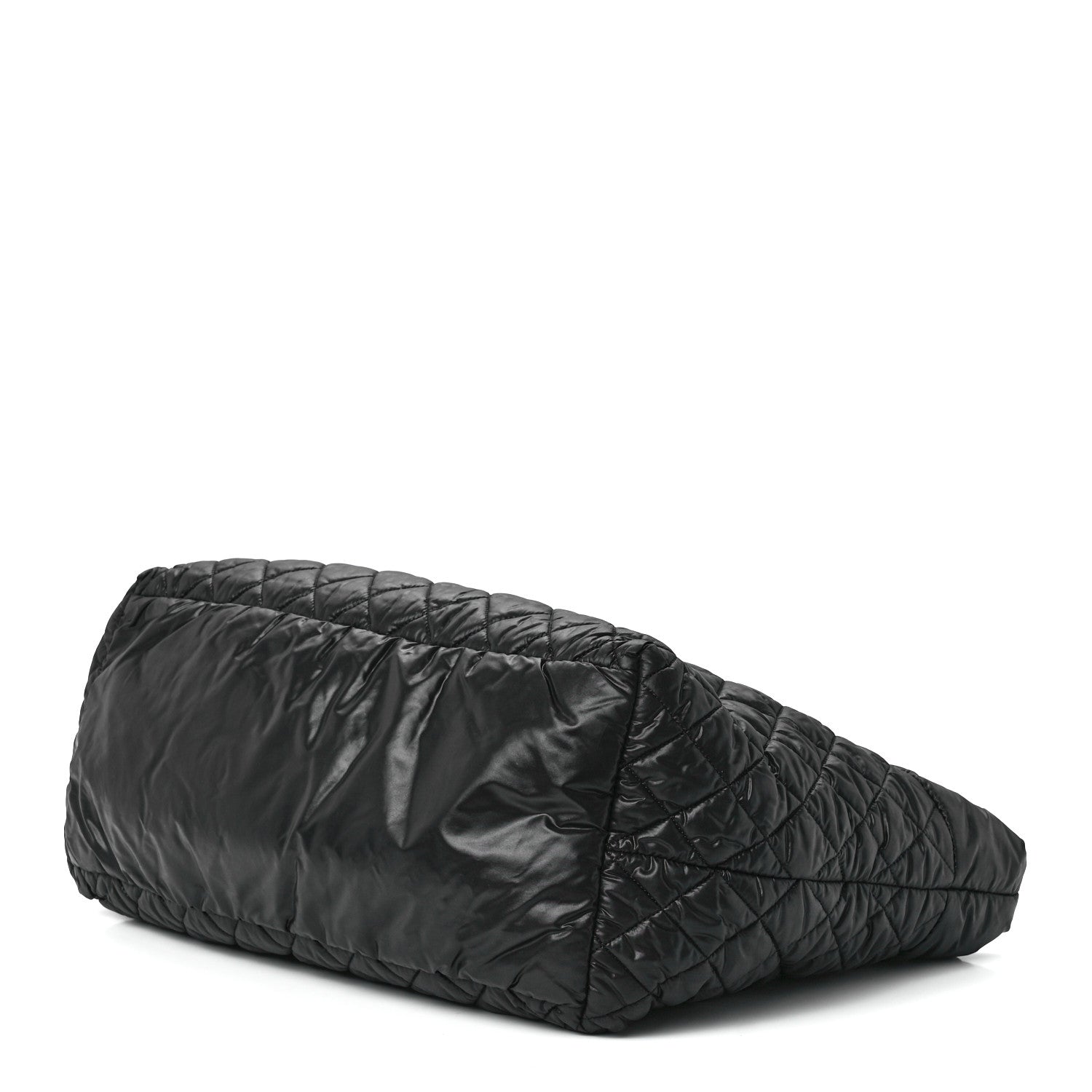 Chanel Nylon Quilted Large Coco Cocoon Tote Black 9 of 11
