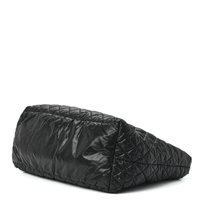 Chanel Nylon Quilted Large Coco Cocoon Tote Black 9 of 11