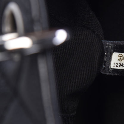Chanel Caviar Quilted Grand Shopping Tote GST Black 9 of 13
