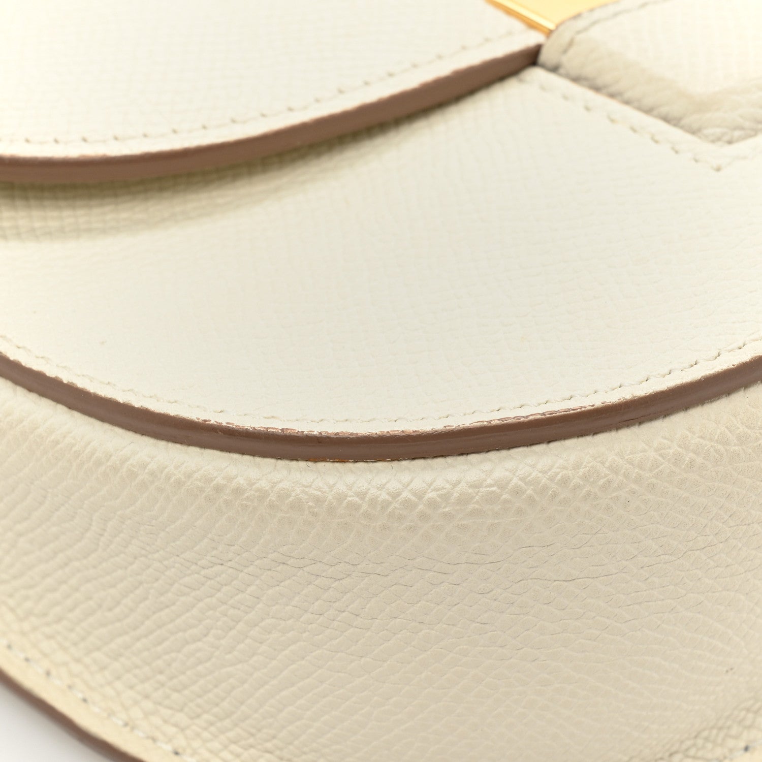 Celine Grained Calfskin Small Trotteur White 15 of 18