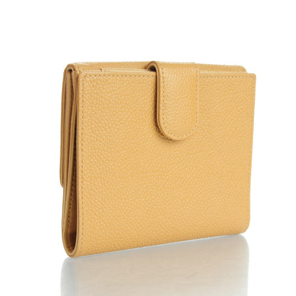 Chanel Caviar Timeless CC Compact French Wallet Beige 3 of 10