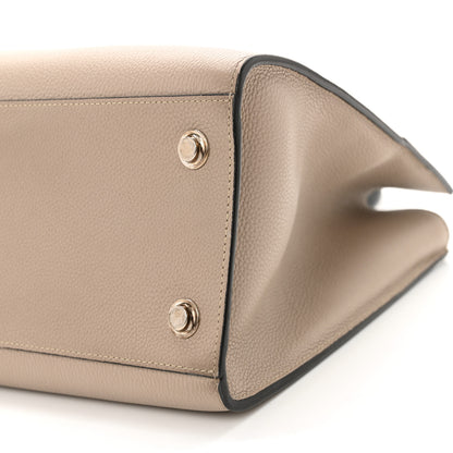 Louis Vuitton Taurillon City Steamer MM Black Beige 9 of 12