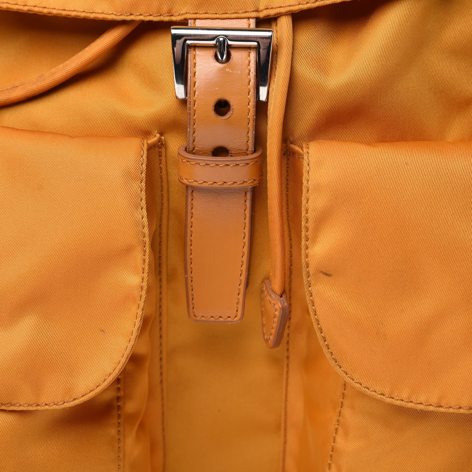 Prada Tessuto Nylon Vela Backpack Ambra 9 of 10
