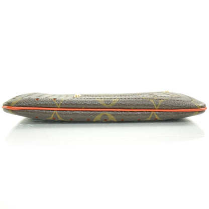 Louis Vuitton Monogram Perforated Pochette Plat Orange 5 of 9