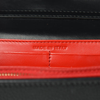 Christian Louboutin Grained Calfskin Spikes Loubinthesky Paloma Wallet On Chain Black Multimetal 7 of 10