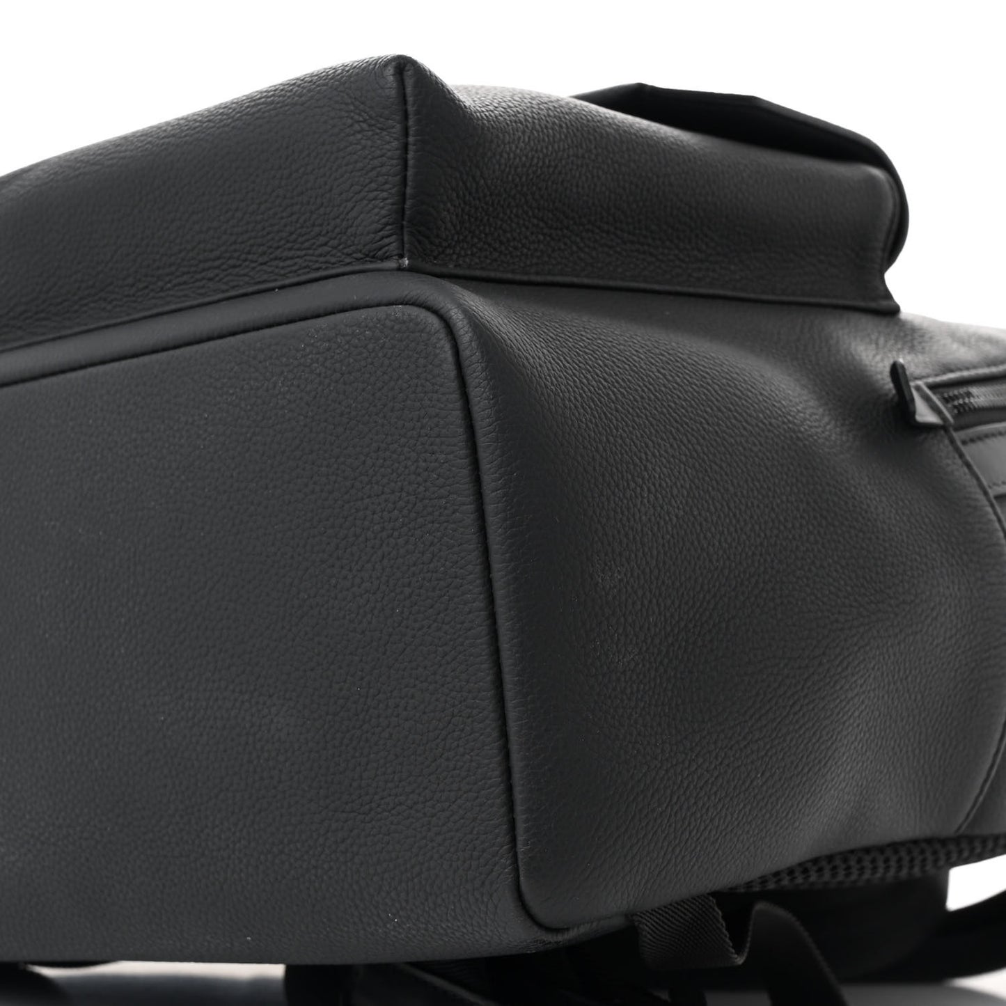 Grained Calfskin Aerogram Takeoff Backpack Black