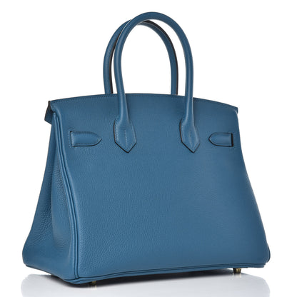 Hermes Togo Birkin 30 Cobalt 3 of 36