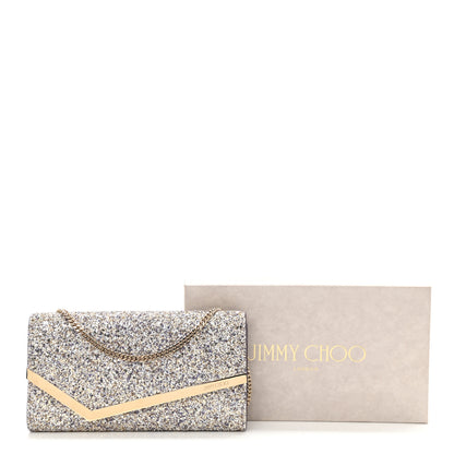 Jimmy Choo Glitter Emmie Clutch Gold Multicolor 8 of 8