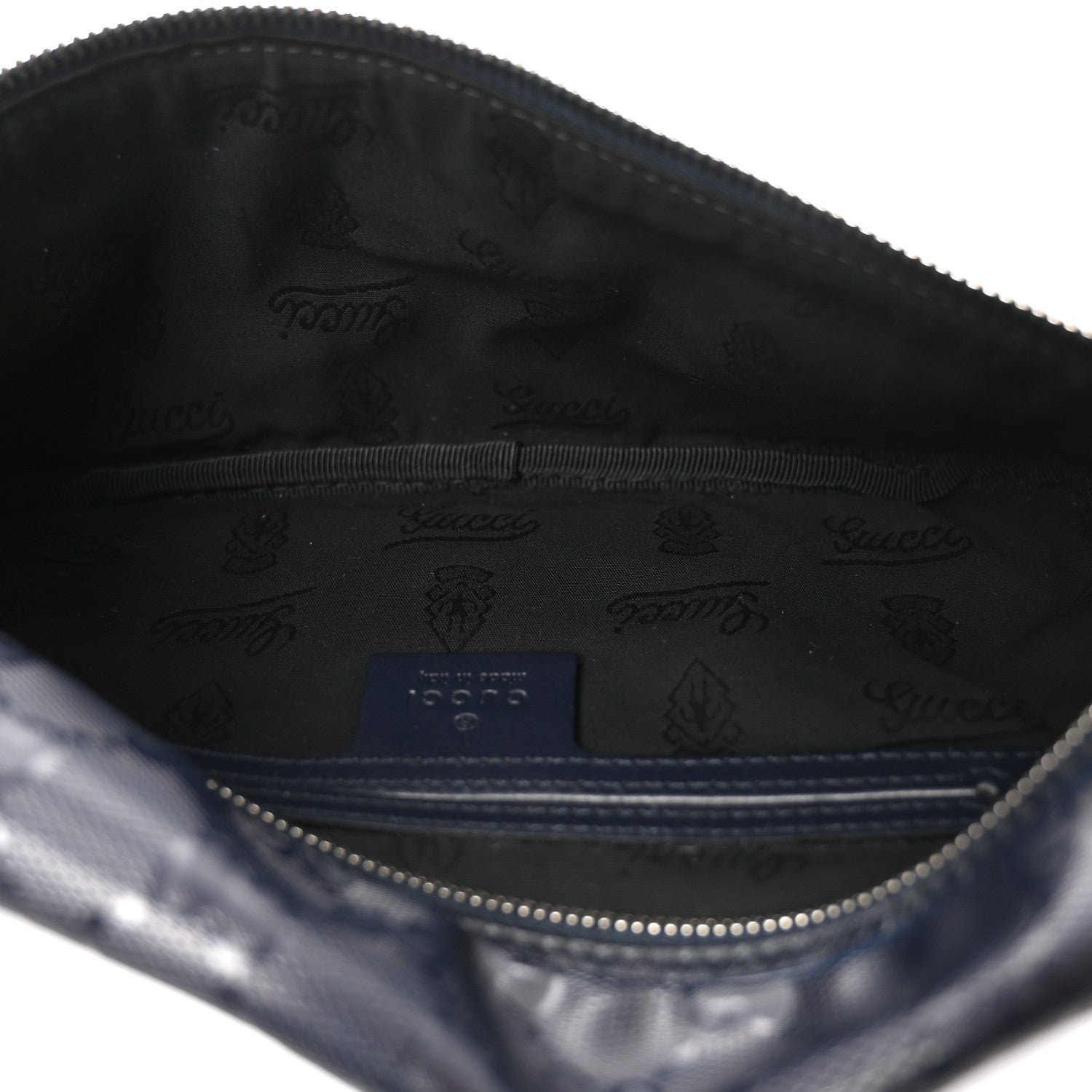 Gucci Imprime Monogram Belt Bag Navy 5 of 10