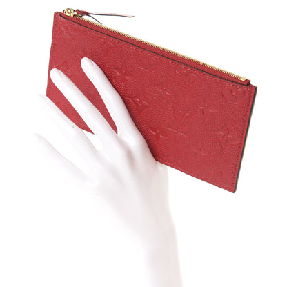 Louis Vuitton Empreinte Felicie Chain Wallet Zippered Insert Cherry 2 of 6