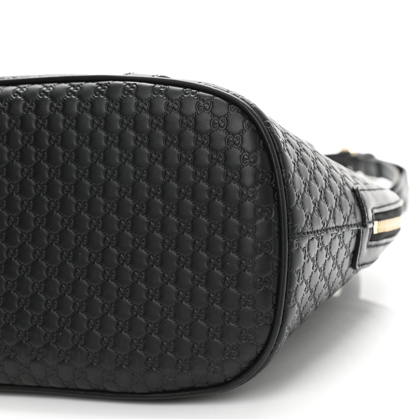 Microguccissima Medium Dome Bag Black