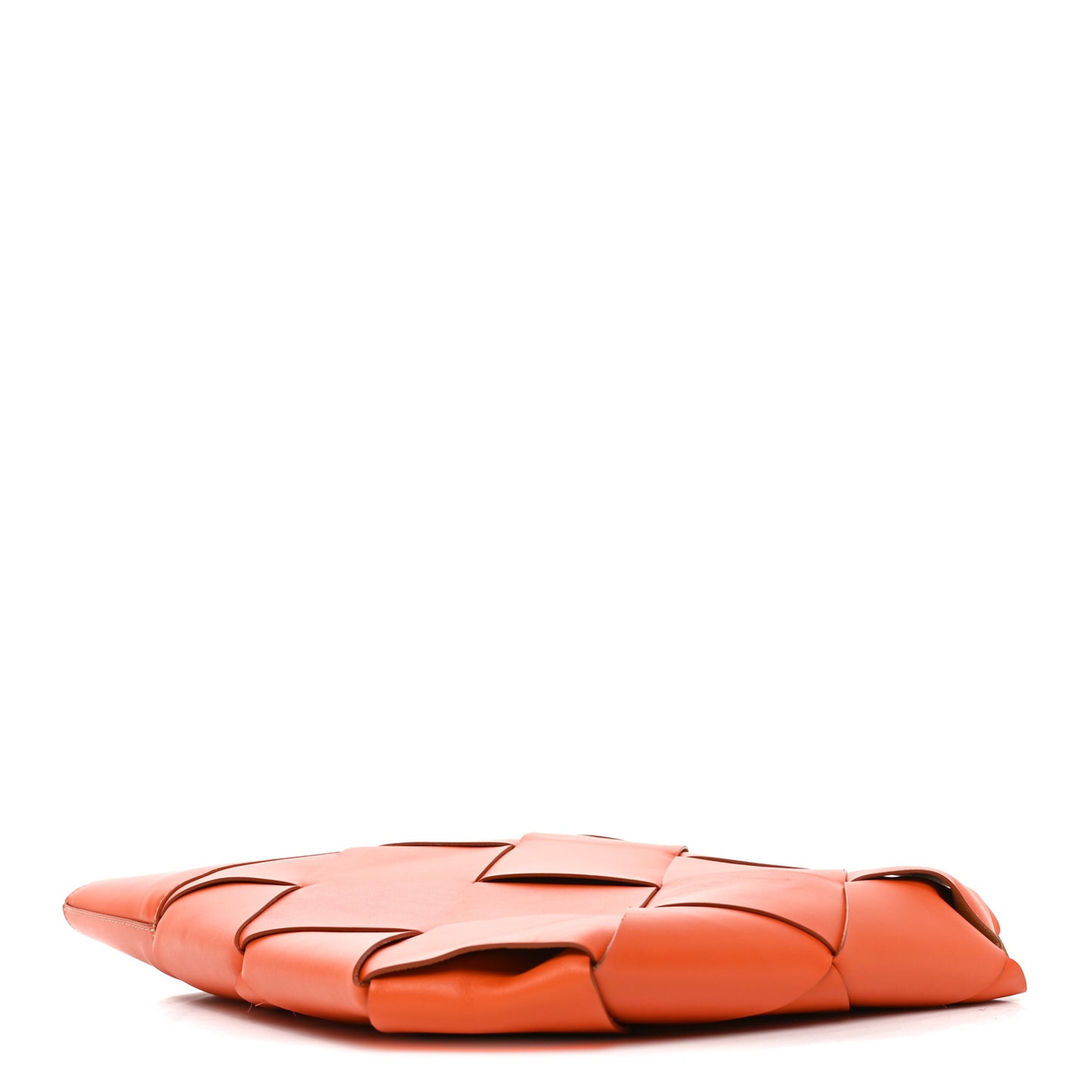 French Calfskin Small Slip Tote Orange