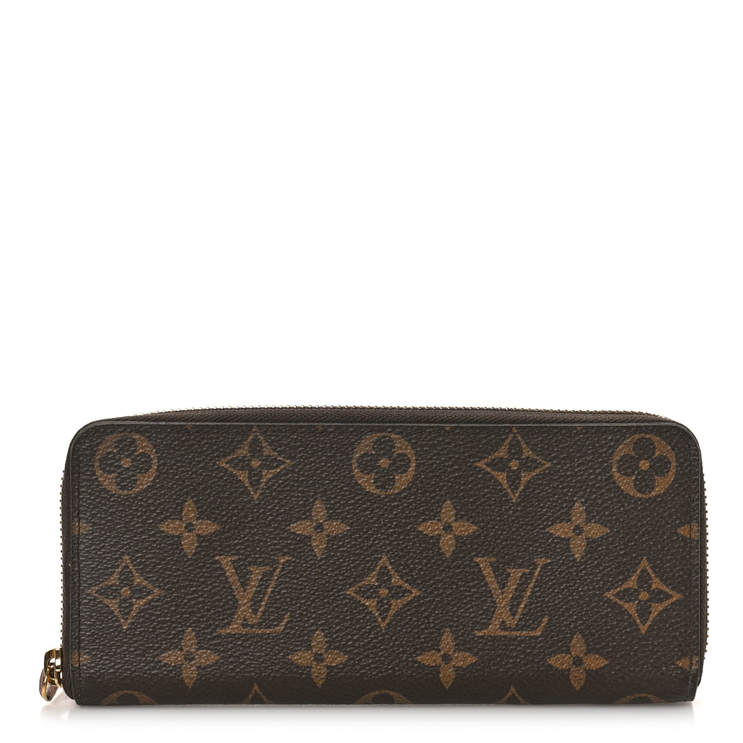 Monogram Clemence Wallet Rose Ballerine