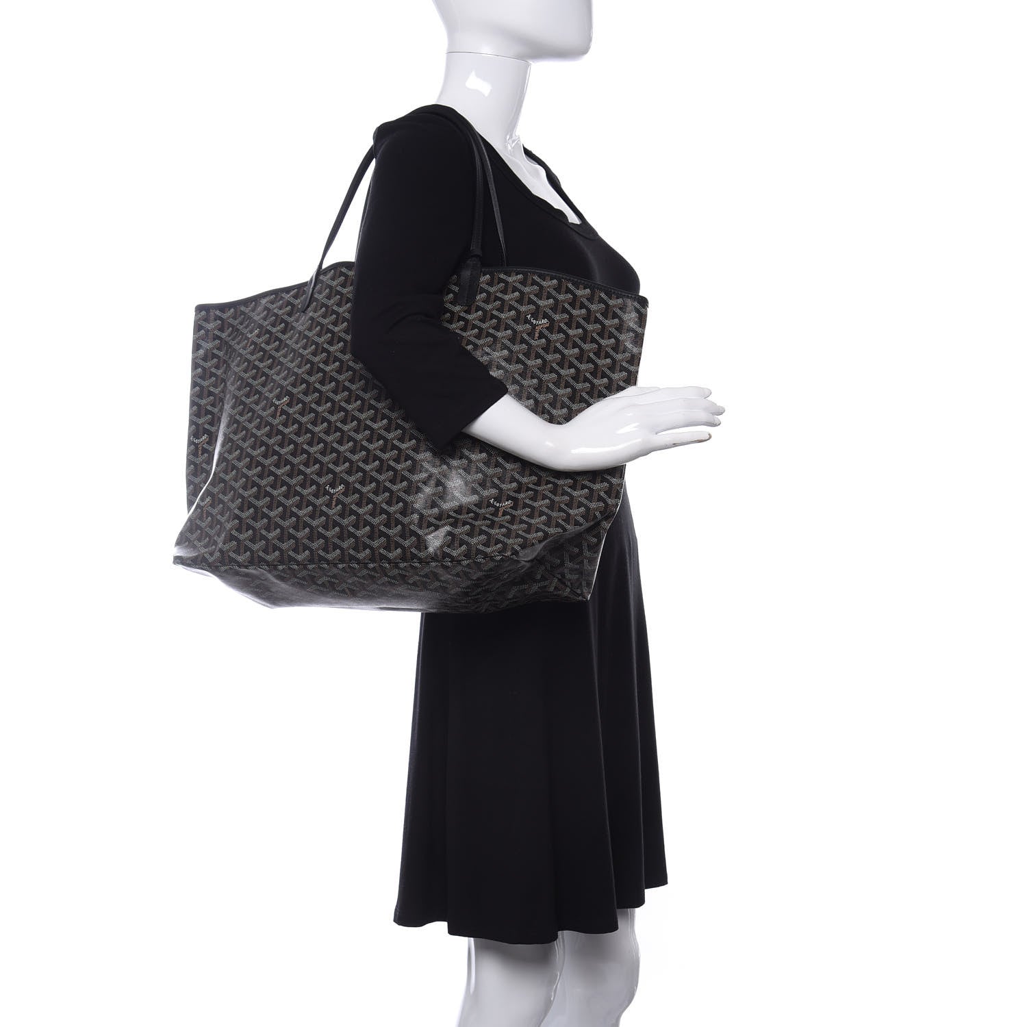 Goyard Goyardine Saint Louis GM Black 2 of 11