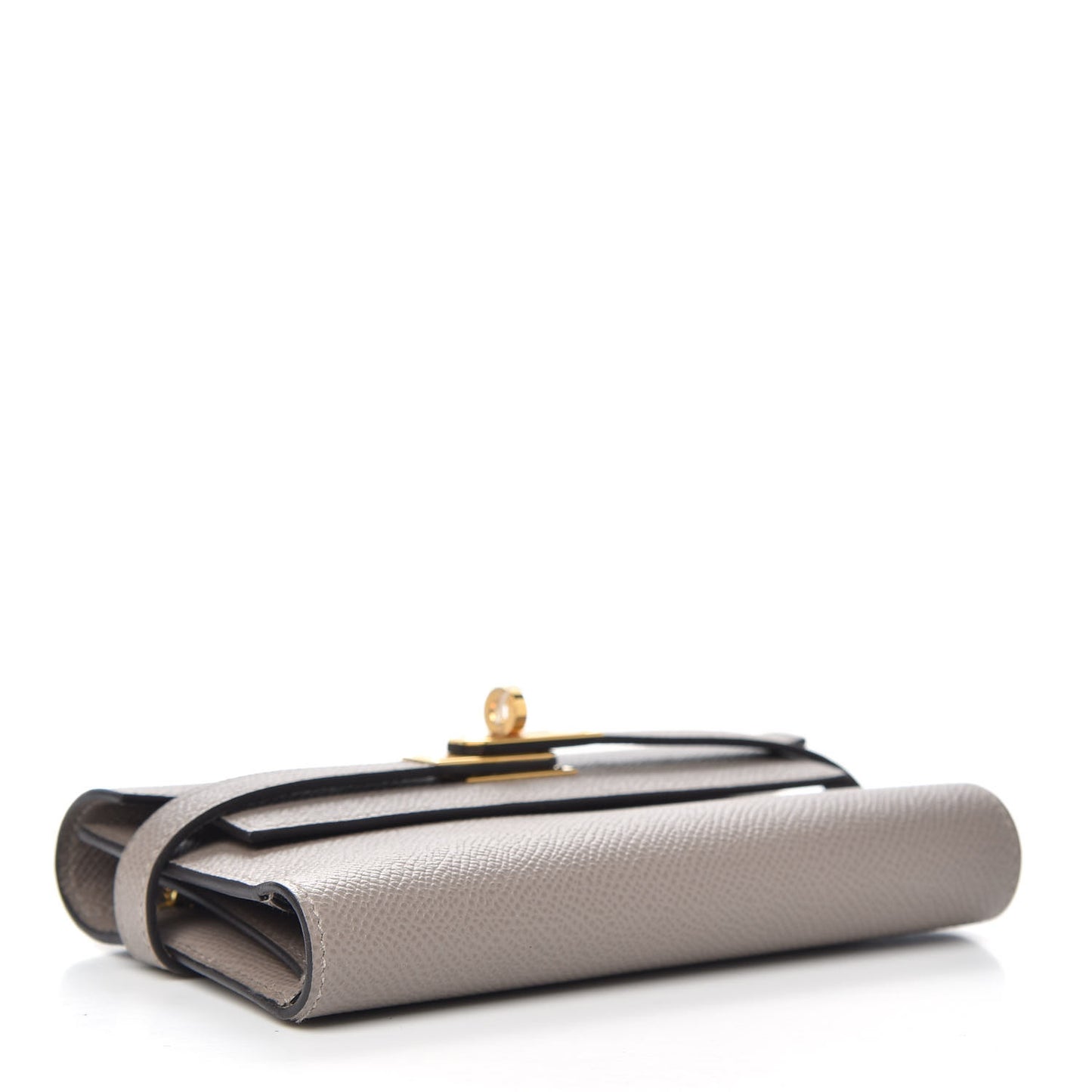 Epsom Medium Kelly Wallet Gris Asphalte