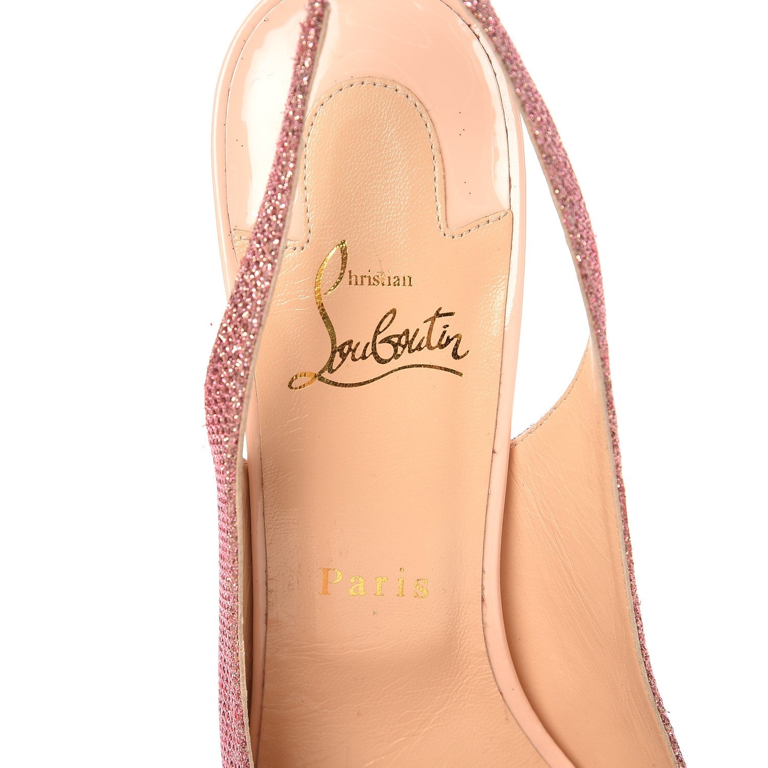 Christian Louboutin Glitter Hyper Prive 120 Pumps 41 Pink 6 of 8