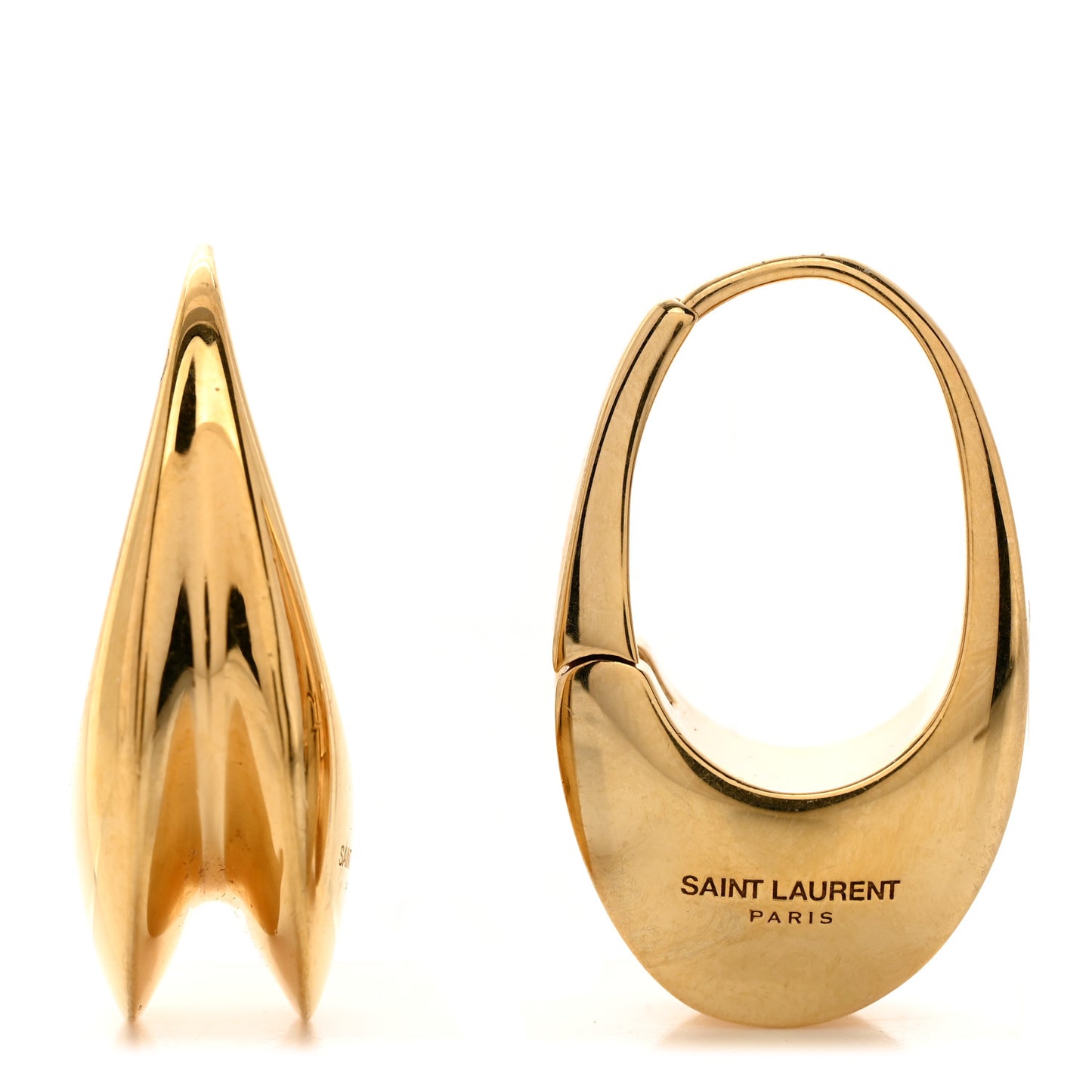 Arty Hoop Earrings Gold