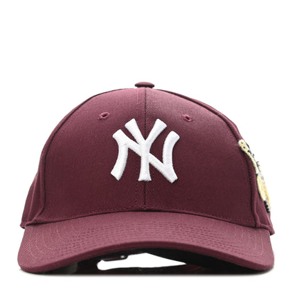 Gucci X MLB Cotton NY Yankees Baseball Hat 57-61 Lacquer 2 of 4