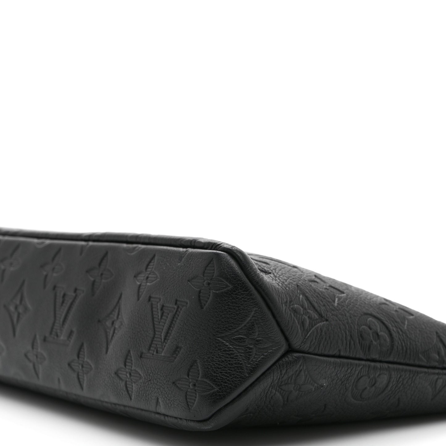 Shadow Calfskin Monogram Pochette Voyage Souple Black