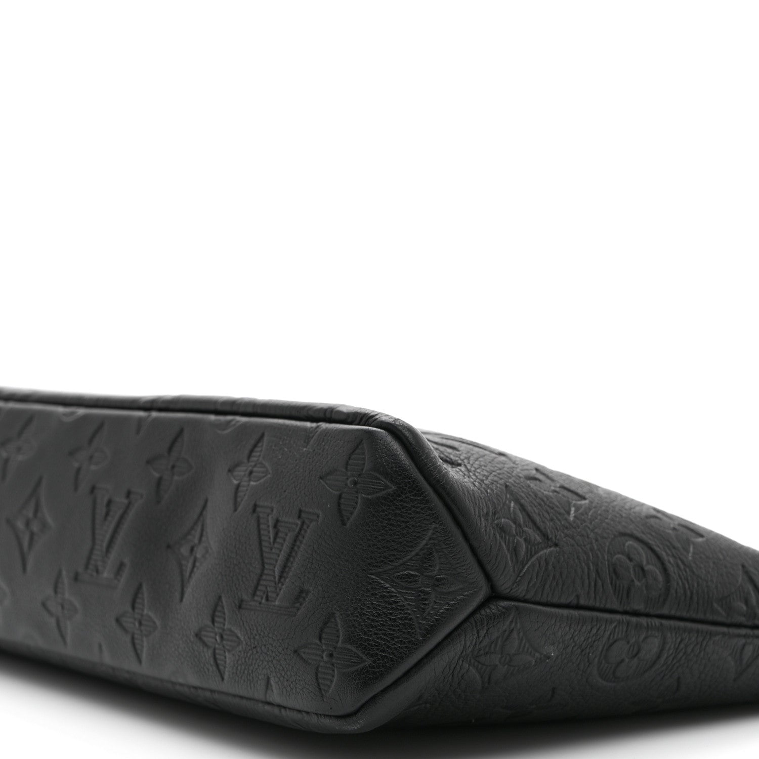 Louis Vuitton Shadow Calfskin Monogram Pochette Voyage Souple Black 9 of 9