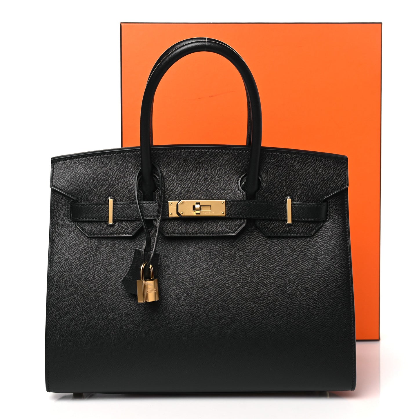 Madame Calfskin Birkin Sellier 30 Black