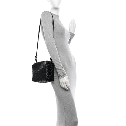 Bottega Veneta Nappa Intrecciato Small Loop Camera Bag Black 3 of 9