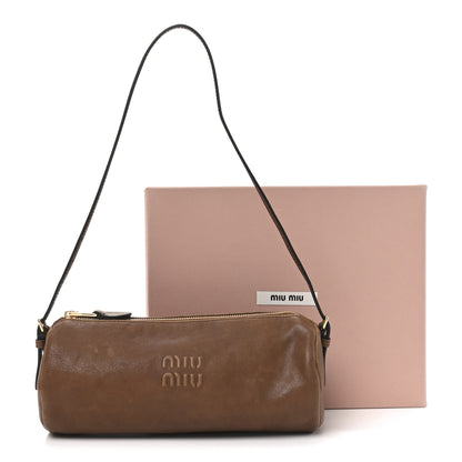 Miu Miu Nappa Aviator Mini Pouch Rovere 10 of 10