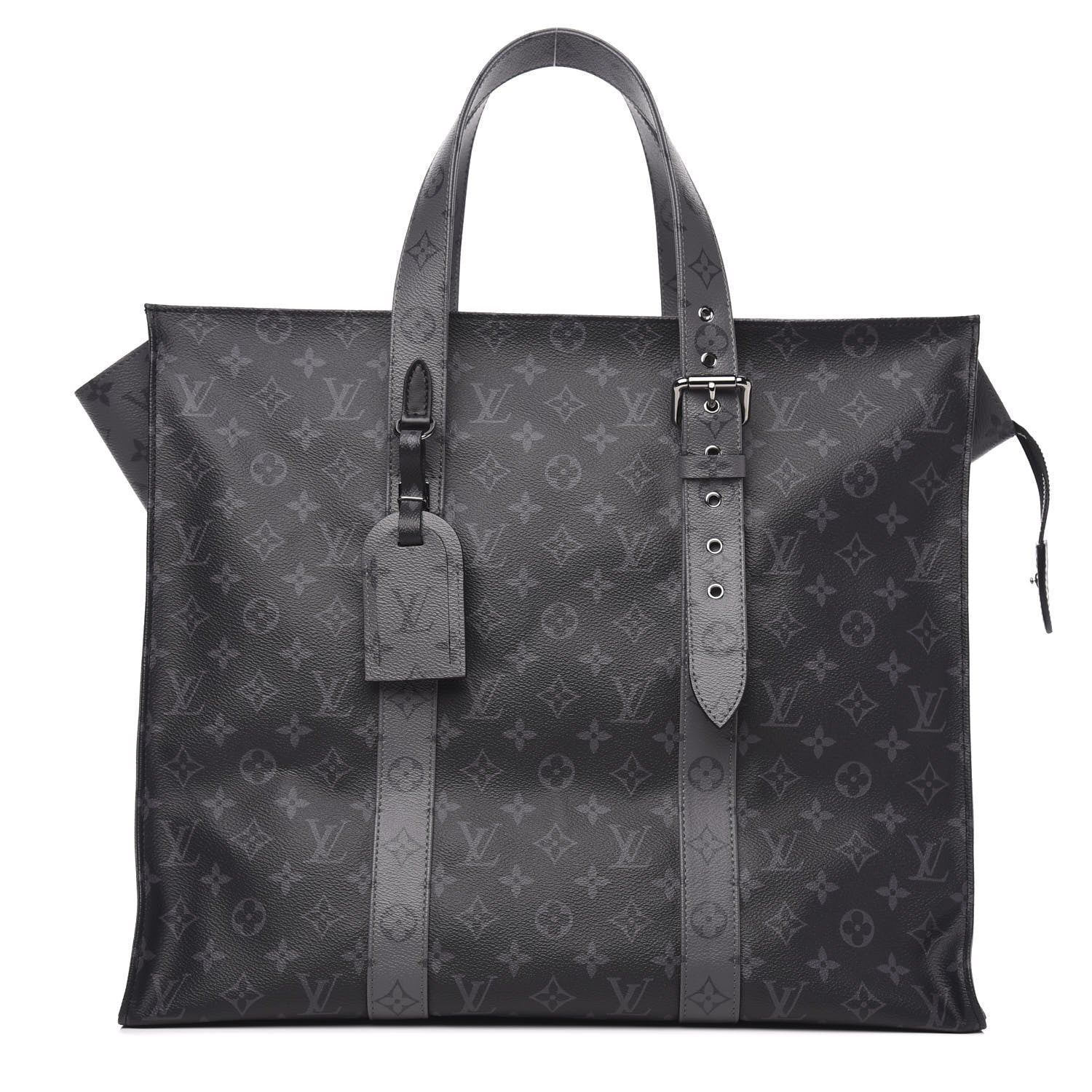 Louis Vuitton Monogram Eclipse Cabas Zippe GM Black 1 of 8