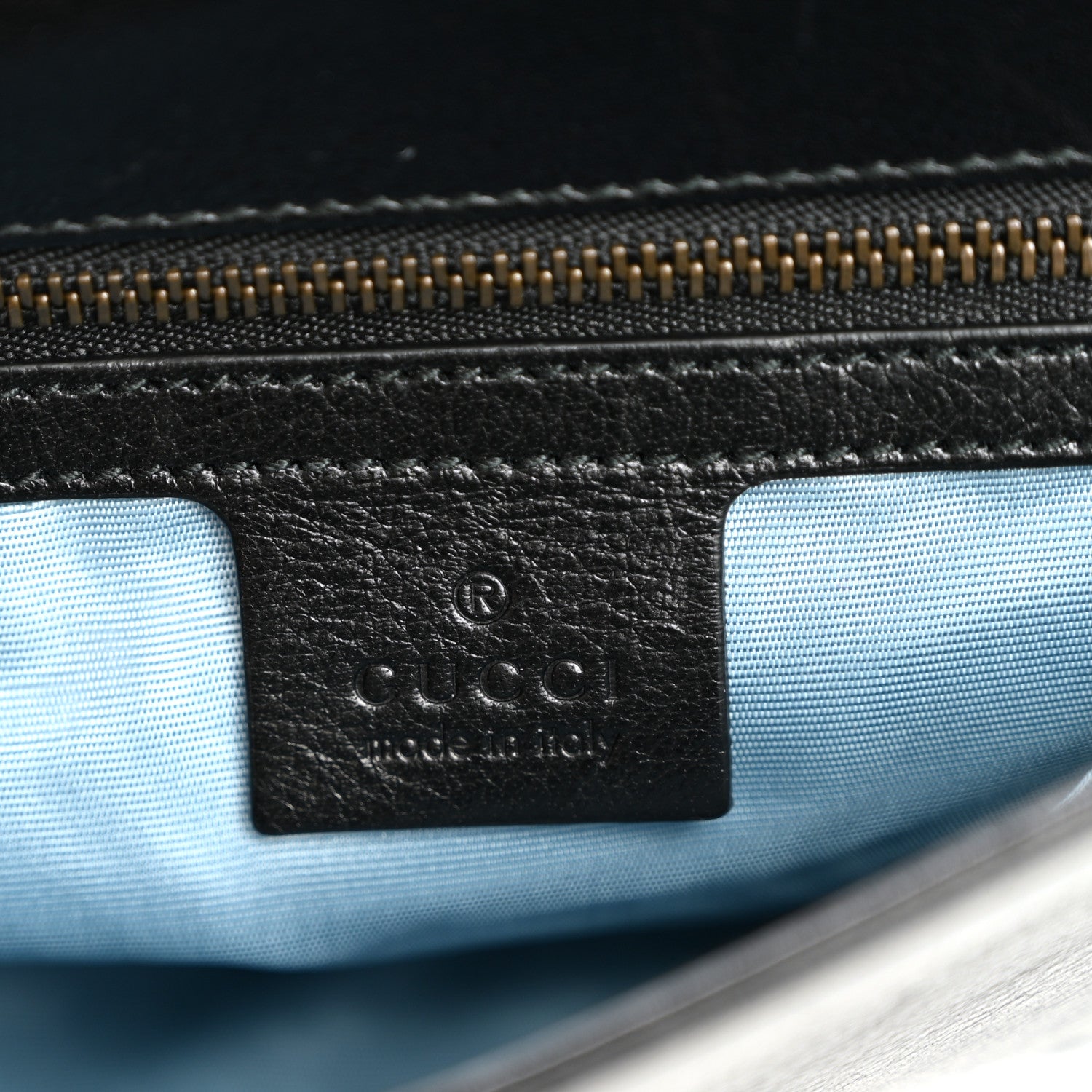 Gucci Calfskin Diagonal GG Medium Thiara Double Envelope Shoulder Bag Emerald Green Black 7 of 11