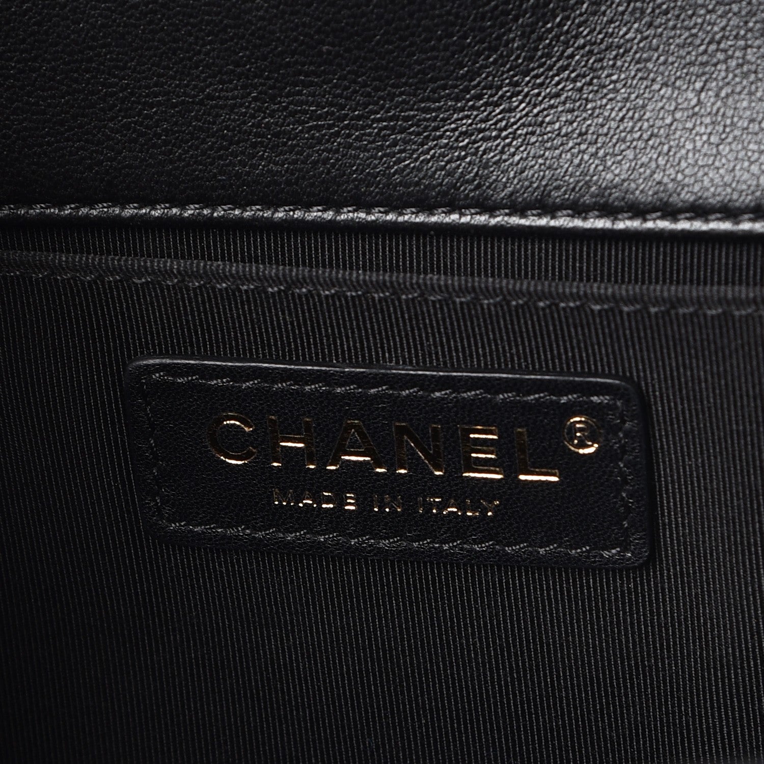 Chanel Lambskin Quilted Medium Boy Flap Black 6 of 9
