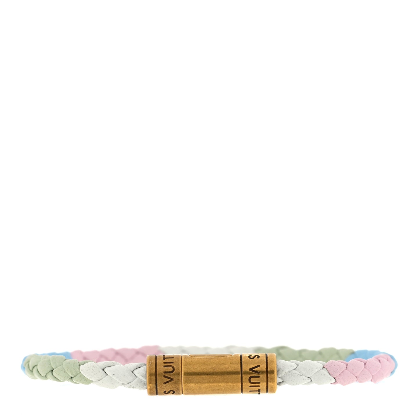 Keep It Braided Bracelet Green Pink Blue White