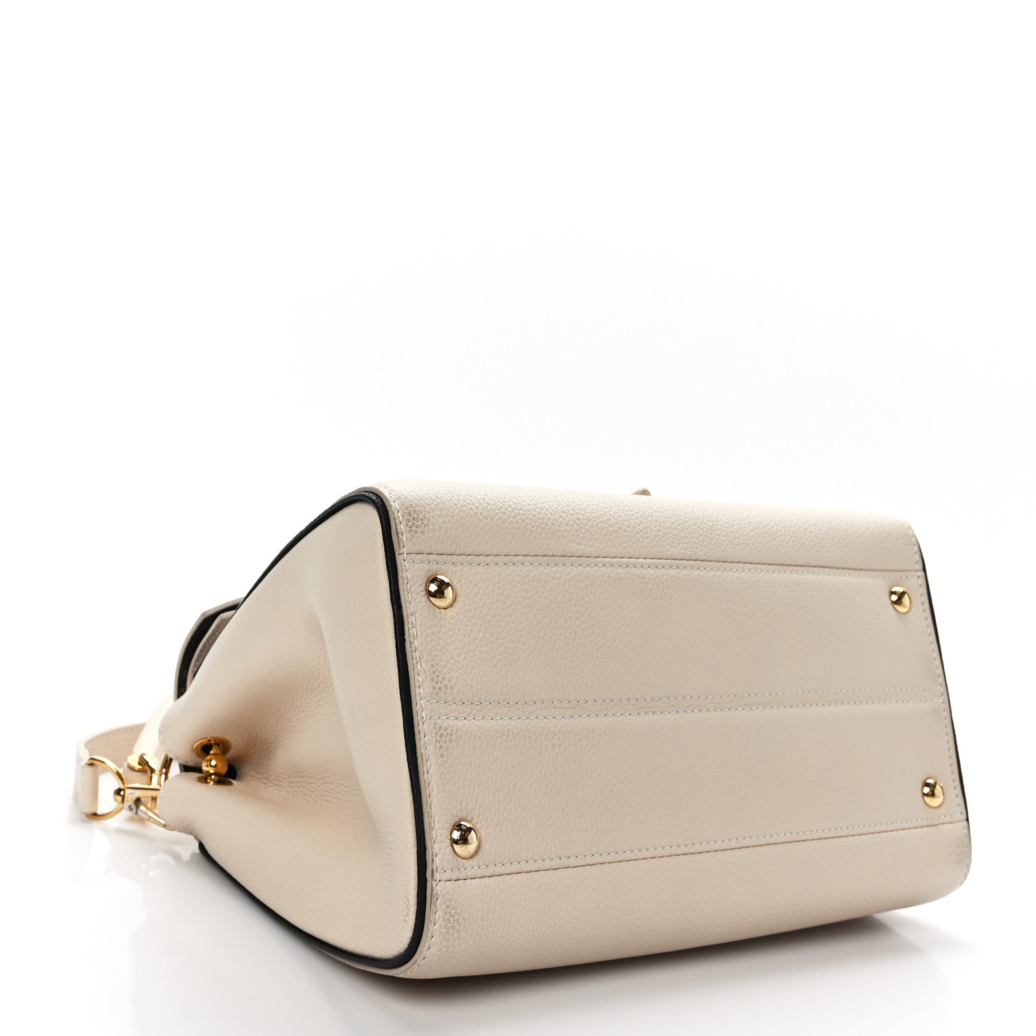 Louis Vuitton Grained Calfskin Monogram Double V Creme 4 of 11