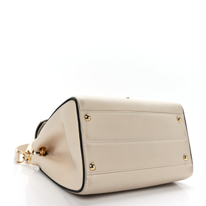 Louis Vuitton Grained Calfskin Monogram Double V Creme 4 of 11