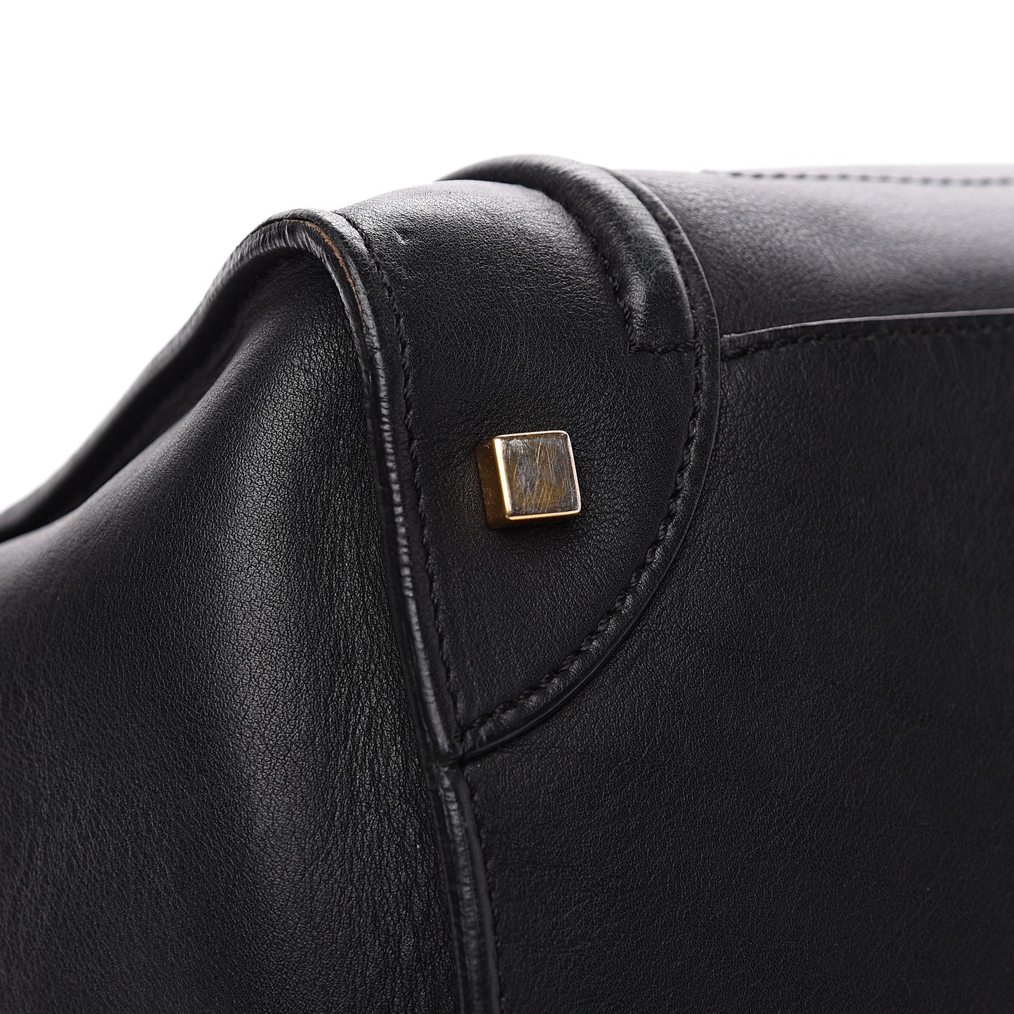 Smooth Calfskin Mini Luggage Black
