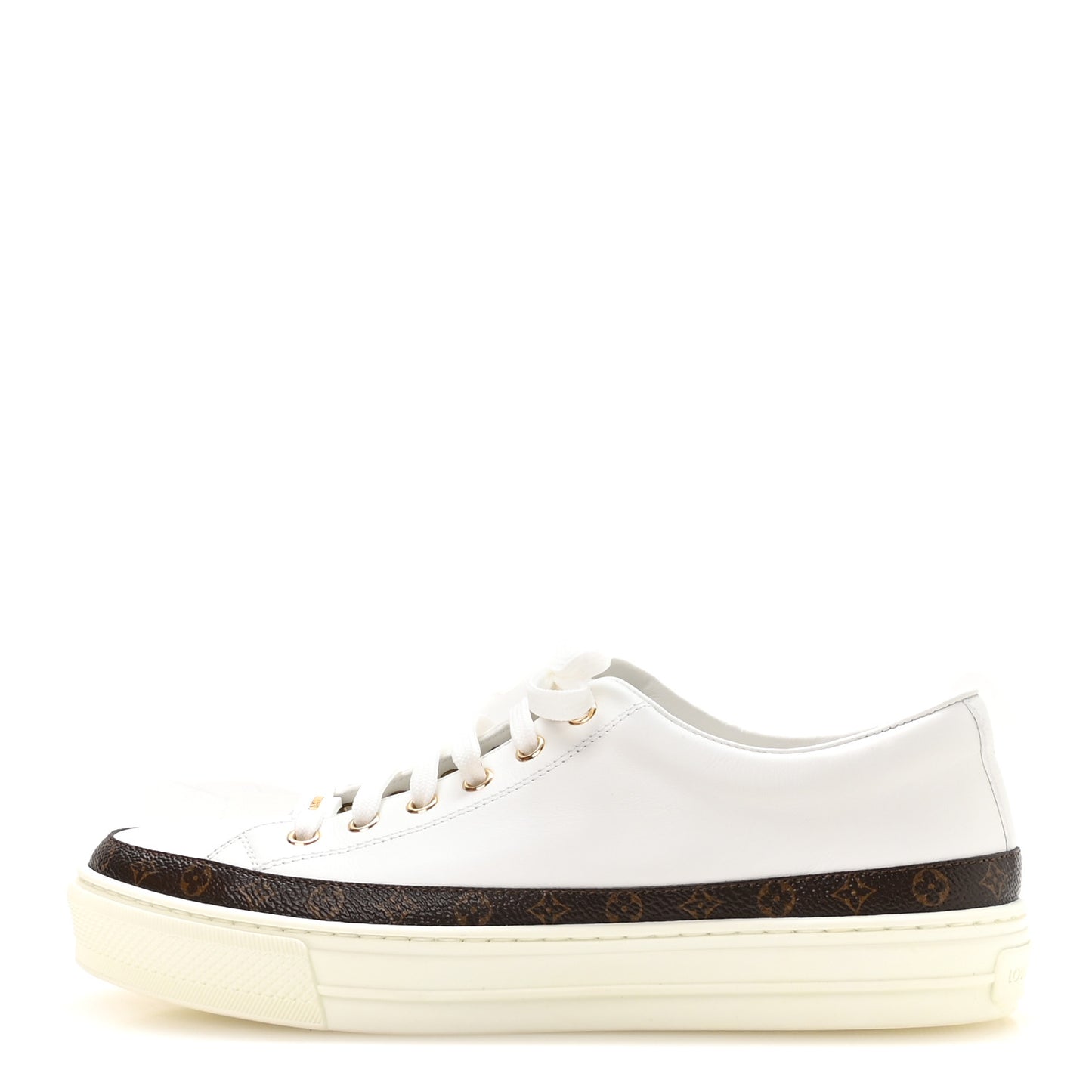 Monogram Womens Stellar Sneakers 39.5 White