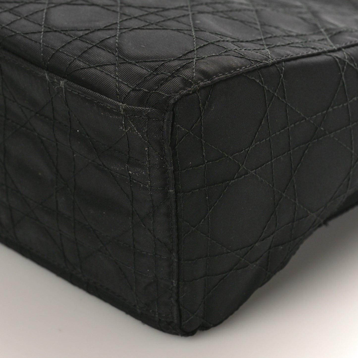Nylon Cannage Large Lady Dior Black