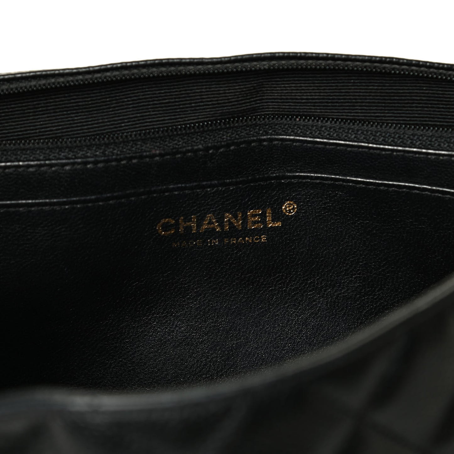 Caviar Quilted Jumbo Single Flap Black