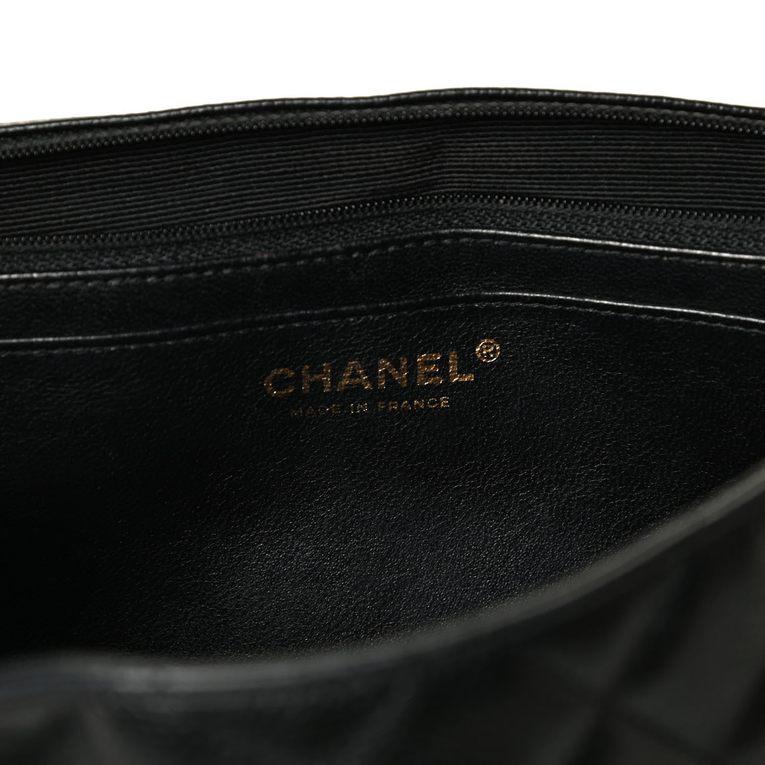 Chanel Caviar Quilted Jumbo Single Flap Black 6 of 12