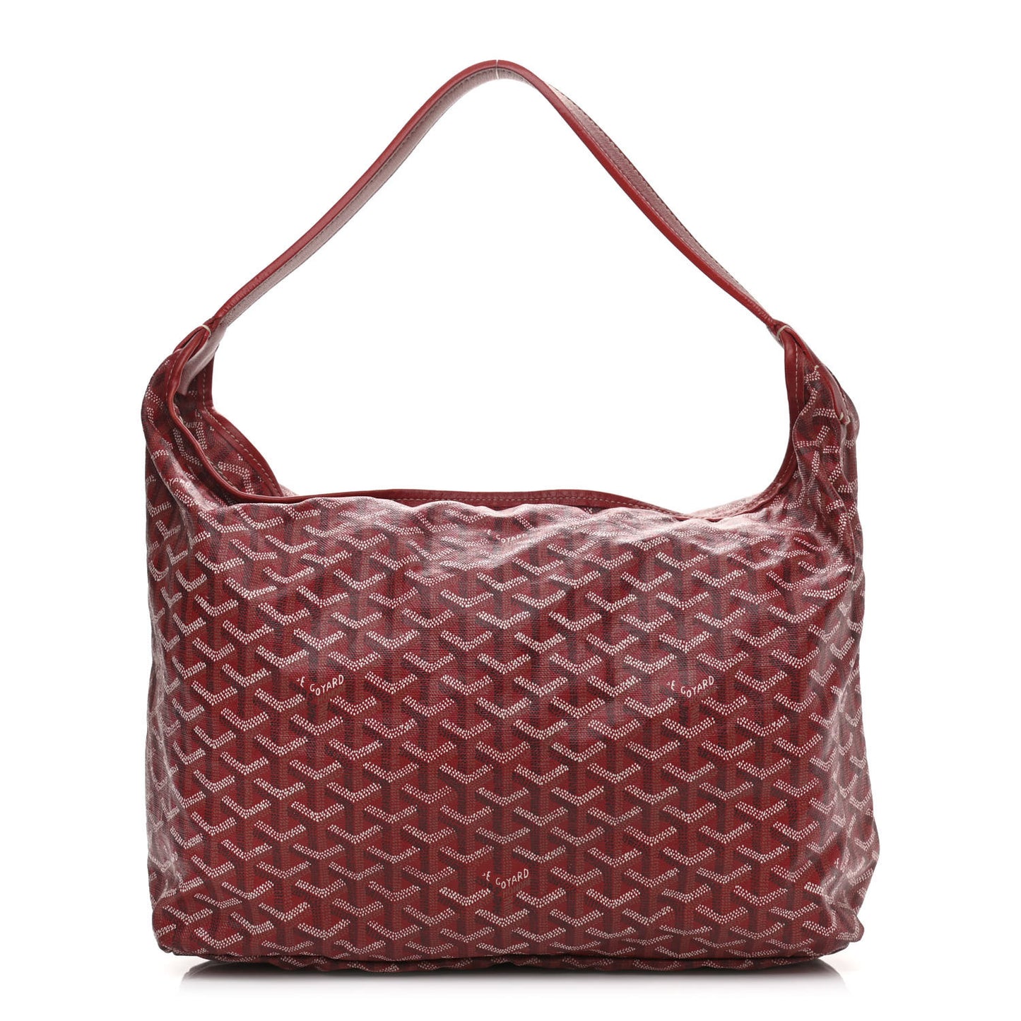 Goyardine Fidji Zip Hobo Red