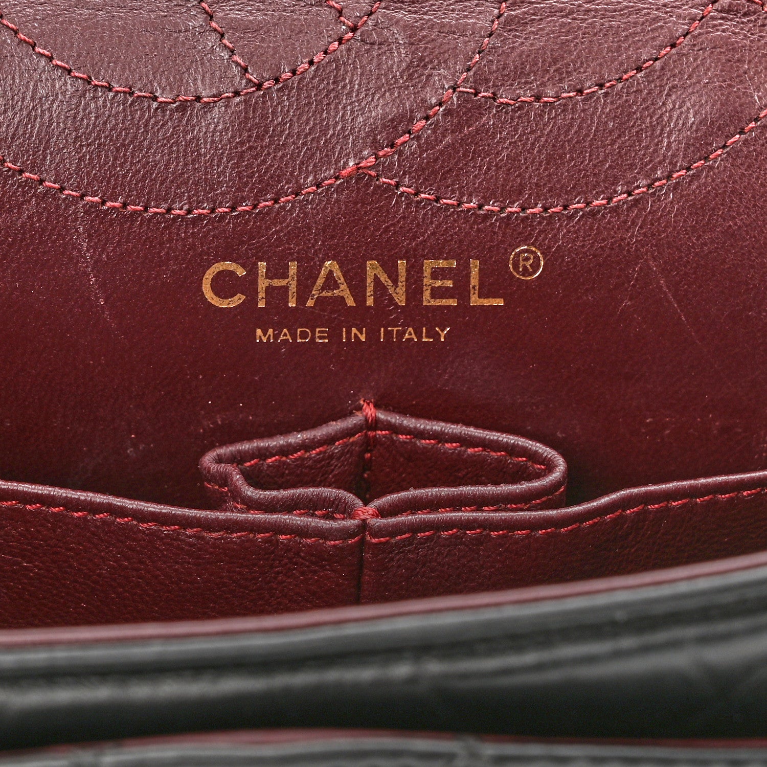 Chanel Aged Calfskin Quilted 2.55 Reissue 226 Flap Black 6 of 10